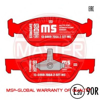 13046070642-SET-MS MASTER-SPORT Brake System Brake Pad Set, disc brake