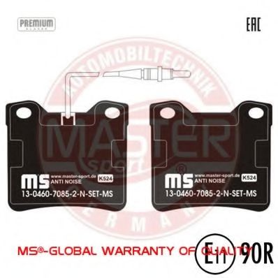 13046070852N-SET-MS MASTER-SPORT Brake Pad Set, disc brake