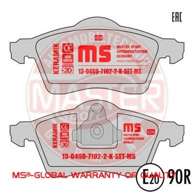 13046071022-SET-MS MASTER-SPORT Brake Pad Set, disc brake