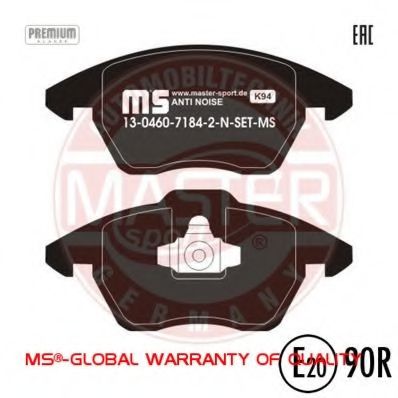 13046071842N-SET-MS MASTER-SPORT Brake System Brake Pad Set, disc brake