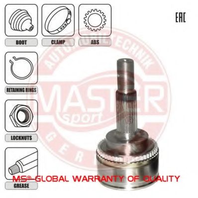 304827-SET-MS MASTER-SPORT Joint Kit, drive shaft