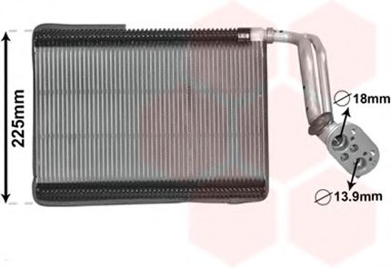 0600V500 VAN+WEZEL Evaporator, air conditioning