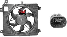 0910748 VAN+WEZEL Cooling System Fan, radiator