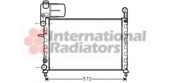 17002101 VAN+WEZEL Radiator, engine cooling