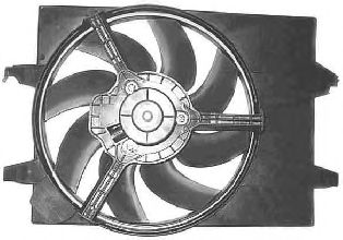 1805747 VAN+WEZEL Fan, radiator