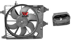 4341747 VAN+WEZEL Fan, radiator