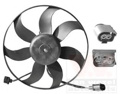 5894745 VAN+WEZEL Fan, radiator