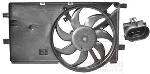 1748746 VAN+WEZEL Fan, radiator