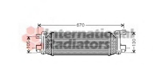 18004401 VAN+WEZEL Air Supply Intercooler, charger