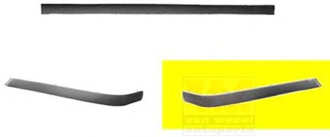 0640552 VAN+WEZEL Trim/Protective Strip, bumper