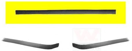 0640555 VAN+WEZEL Trim/Protective Strip, bumper