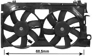 4036749 VAN+WEZEL Fan, radiator