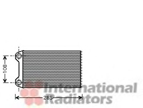 03006223 VAN+WEZEL Heating / Ventilation Heat Exchanger, interior heating