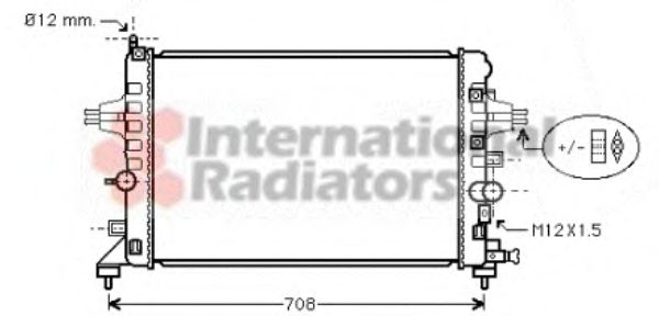 37002363 VAN+WEZEL Cooling System Radiator, engine cooling