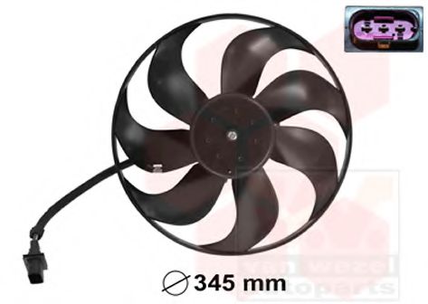 5825745 VAN+WEZEL Cooling System Fan, radiator