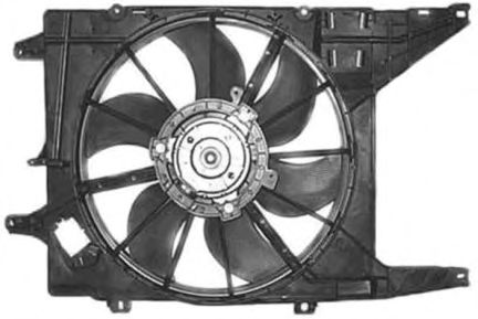 1514747 VAN+WEZEL Fan, radiator