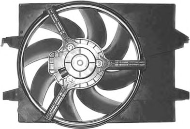 1810746 VAN+WEZEL Fan, radiator