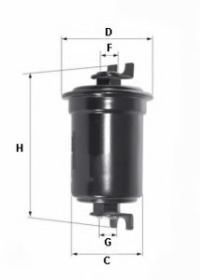 XB171 UNIFLUX FILTERS Fuel filter