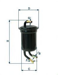 XB318 UNIFLUX+FILTERS Fuel Supply System Fuel filter