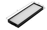 XC352 UNIFLUX+FILTERS Heating / Ventilation Filter, interior air