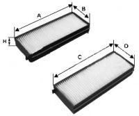 XCK237 UNIFLUX+FILTERS Heating / Ventilation Filter, interior air