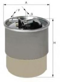 XN334 UNIFLUX FILTERS Fuel filter