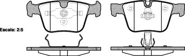 P13163.00 WOKING Brake System Brake Pad Set, disc brake