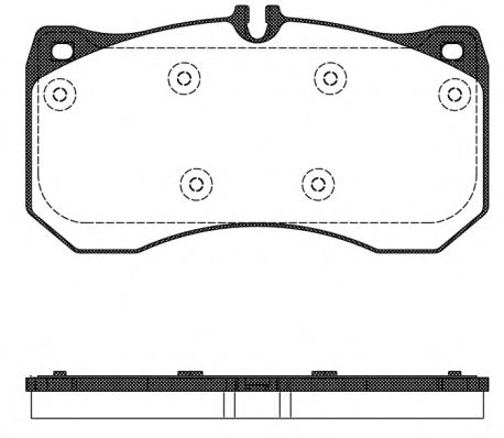 P15973.00 WOKING Brake Pad Set, disc brake
