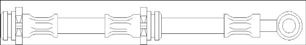 G1904.13 WOKING Тормозная система Тормозной шланг
