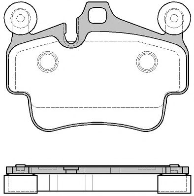 P6733.20 WOKING Тормозная система Комплект тормозных колодок, дисковый тормоз
