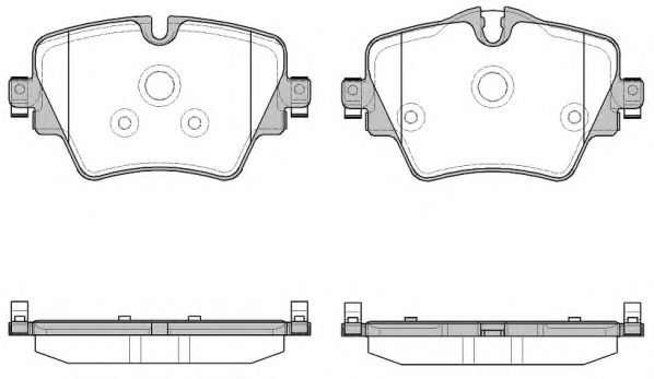 P17253.08 WOKING Brake System Brake Pad Set, disc brake