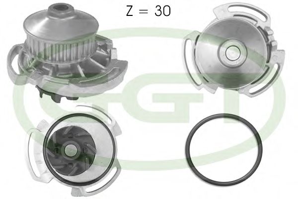 PA10592 GGT Cooling System Water Pump