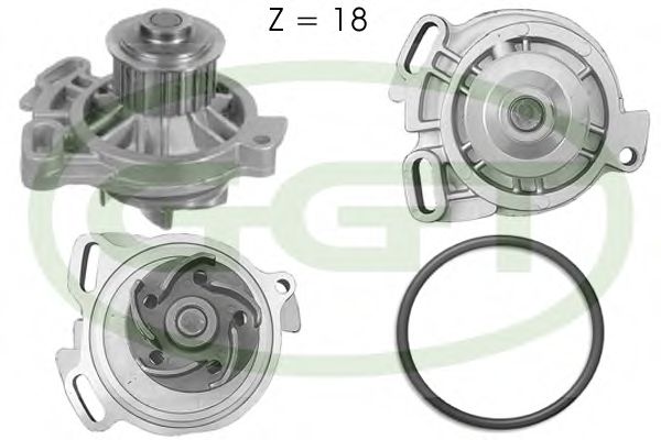 PA10600 GGT Cooling System Water Pump