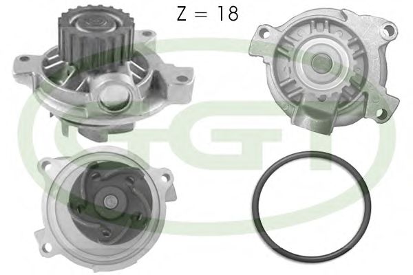 PA10738 GGT Cooling System Water Pump