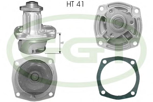 PA10752 GGT Cooling System Water Pump