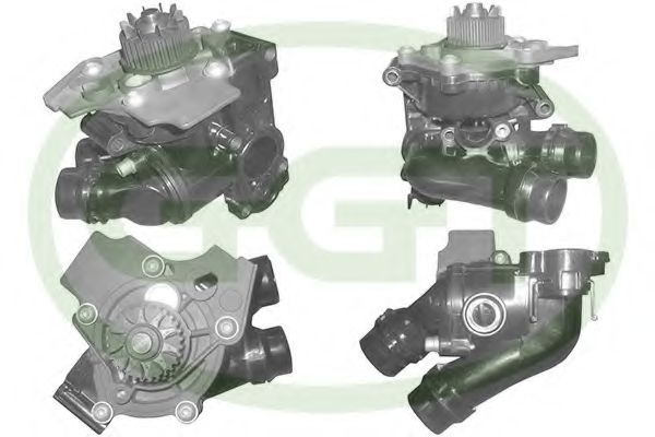 PA12744 GGT Cooling System Water Pump