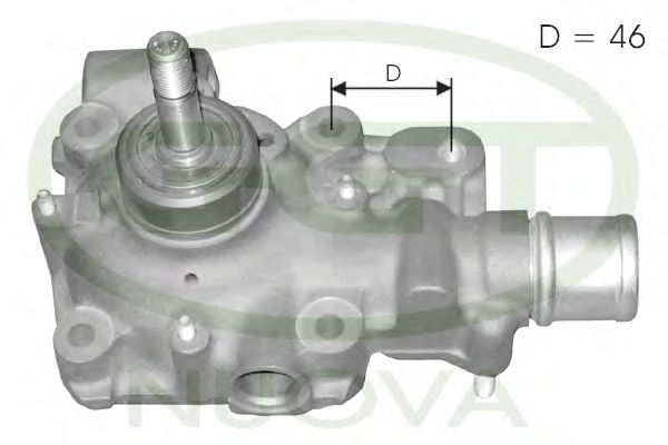 PA00007 GGT Cooling System Water Pump