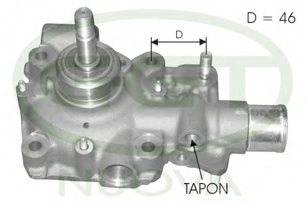 PA11242 GGT Cooling System Water Pump