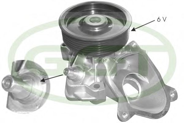 PA12661 GGT Cooling System Water Pump