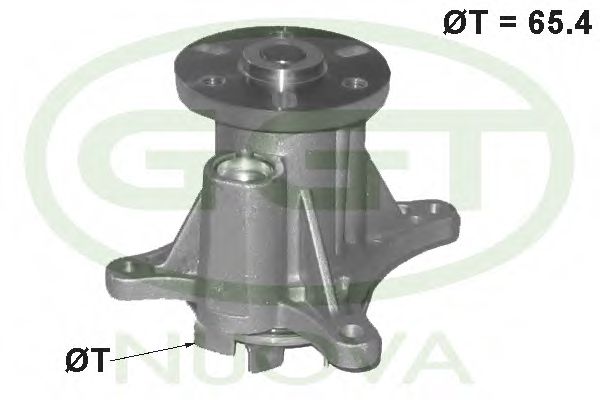 PA12541 GGT Cooling System Water Pump