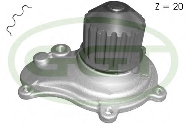 PA12647 GGT Cooling System Water Pump