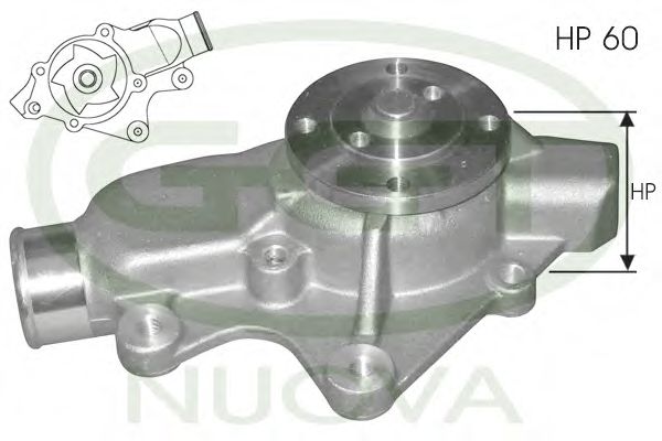 PA12092 GGT Cooling System Water Pump
