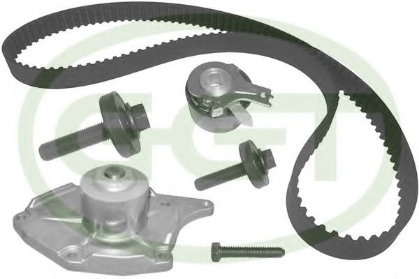 KPA20003 GGT Cooling System Water Pump & Timing Belt Kit