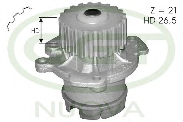PA12118 GGT Cooling System Water Pump