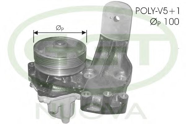 PA00803 GGT Cooling System Water Pump