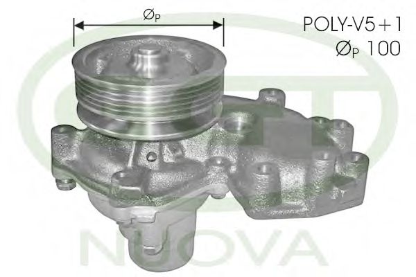 PA10513 GGT Cooling System Water Pump