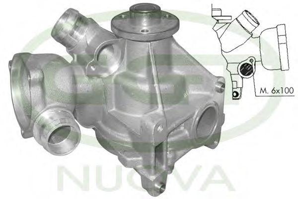 PA12133 GGT Cooling System Water Pump