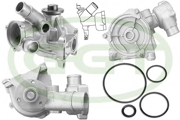 PA12136 GGT Cooling System Water Pump