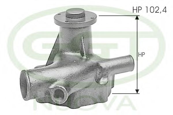 PA10821 GGT Cooling System Water Pump