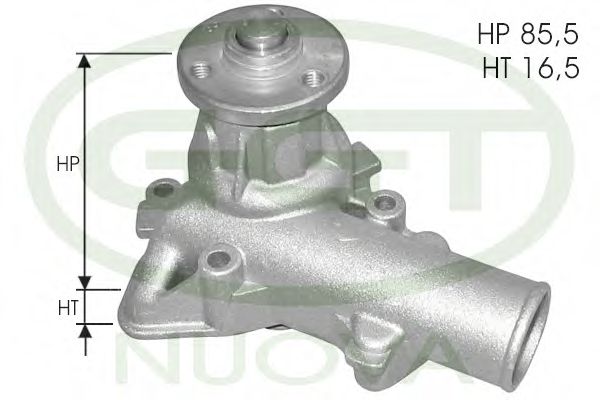 PA00297 GGT Cooling System Water Pump
